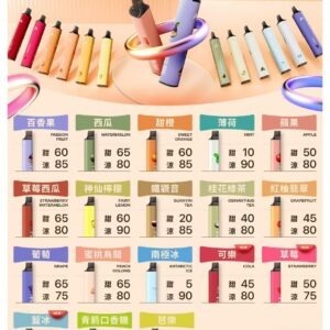 鎧斯 KIS5 一次性 6500口磁吸式 自由混搭一次性電子煙款 (18 個口味) (便攜款)